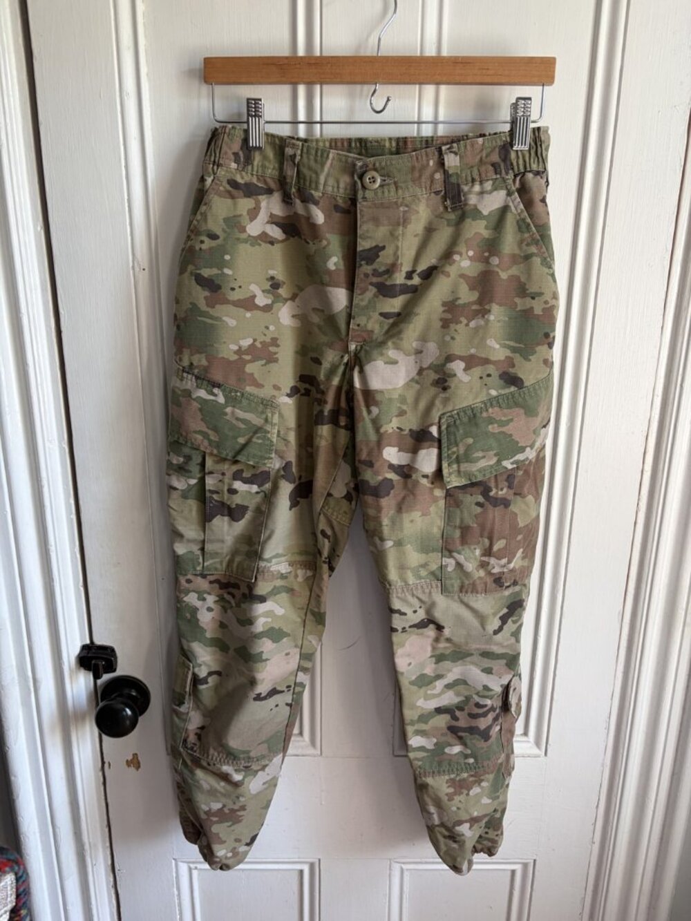 US Army OCP Multicam Cargo Pants Womens Sz 28 Military Camo Combat Trousers USGI